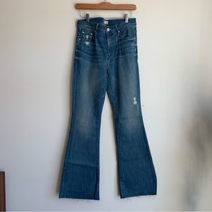 Mother Jeans - flared mid-rise